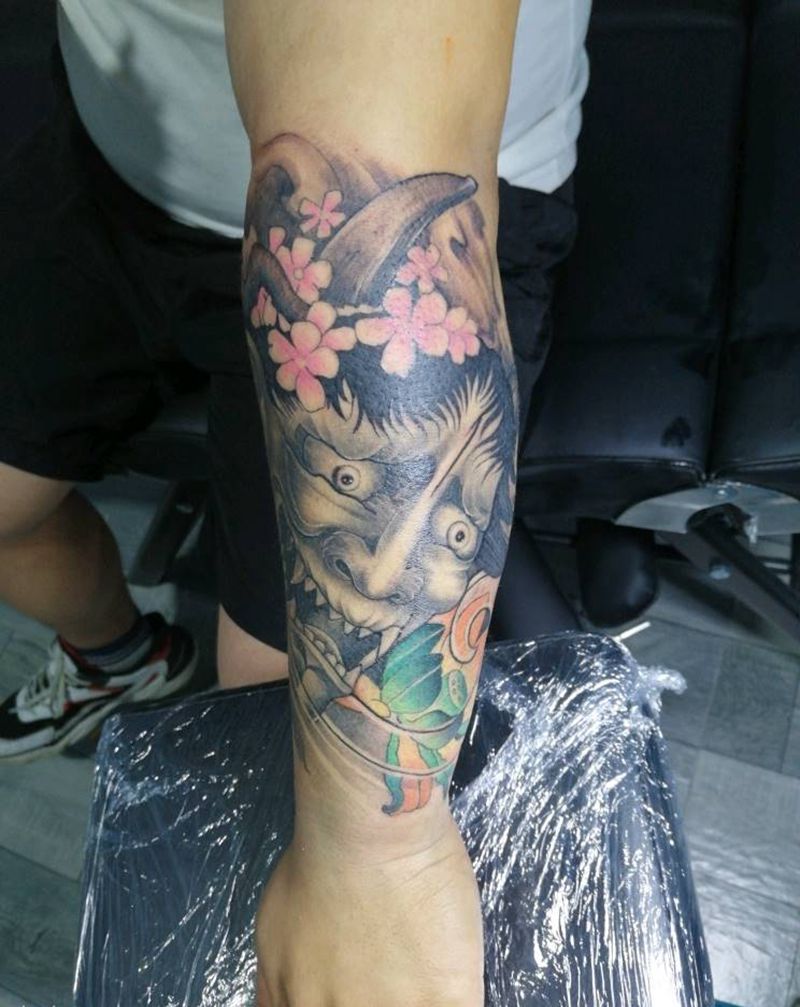 般若纹身图片_手臂纹身图案