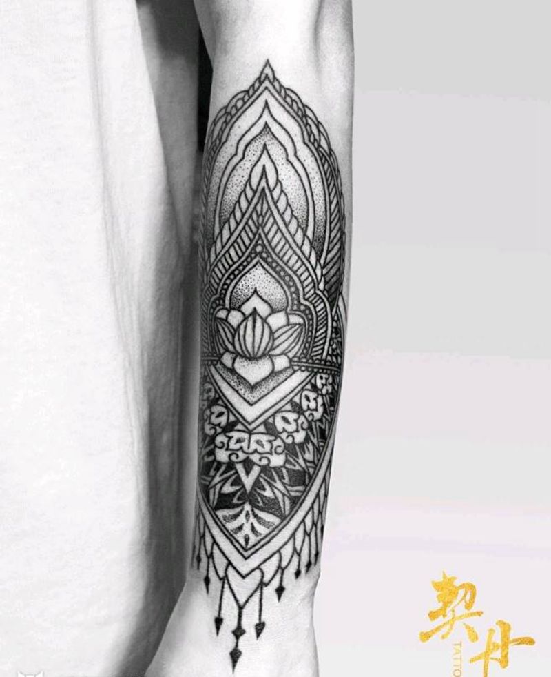 梵花纹身图片