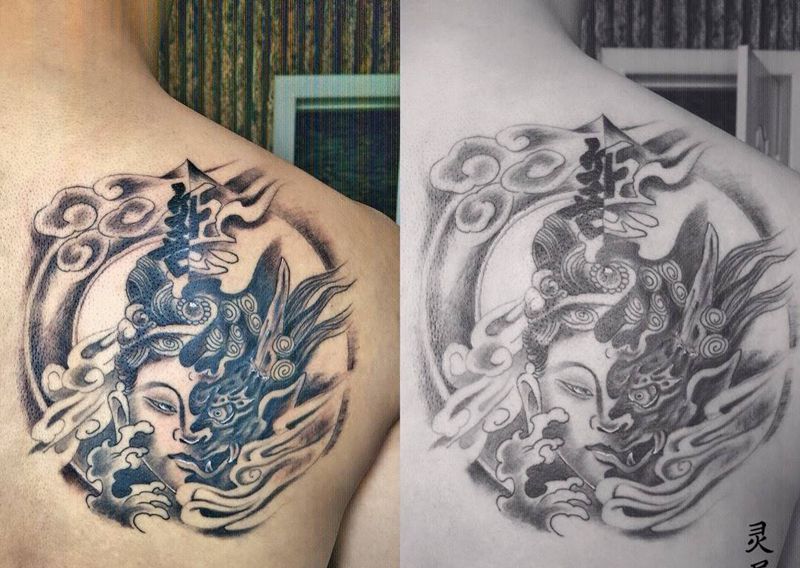 一念之间纹身图片