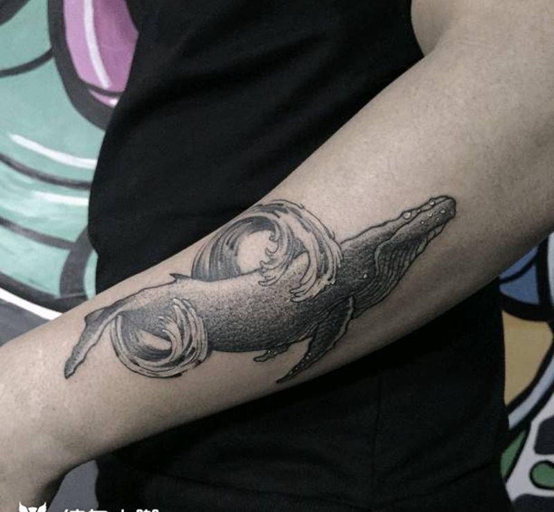 鲸纹身图片
