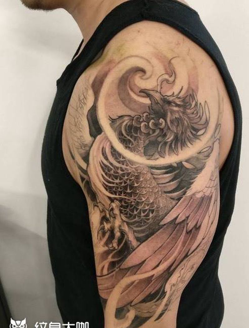 大肌肉啊纹身图片