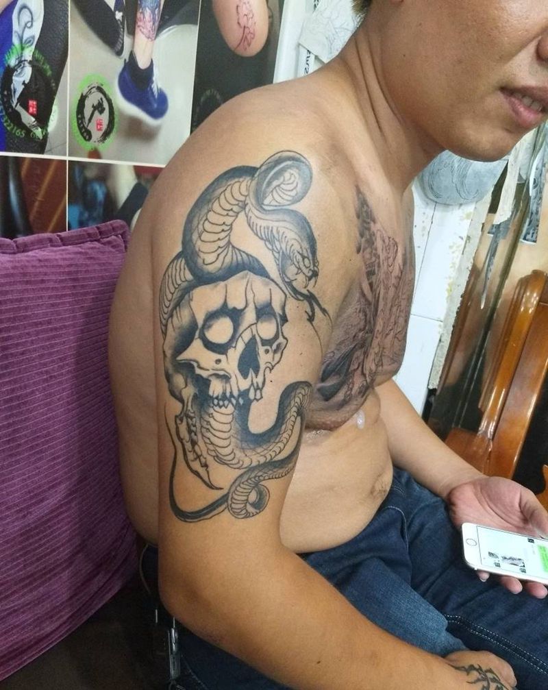 嘎巴拉恢复后纹身图片