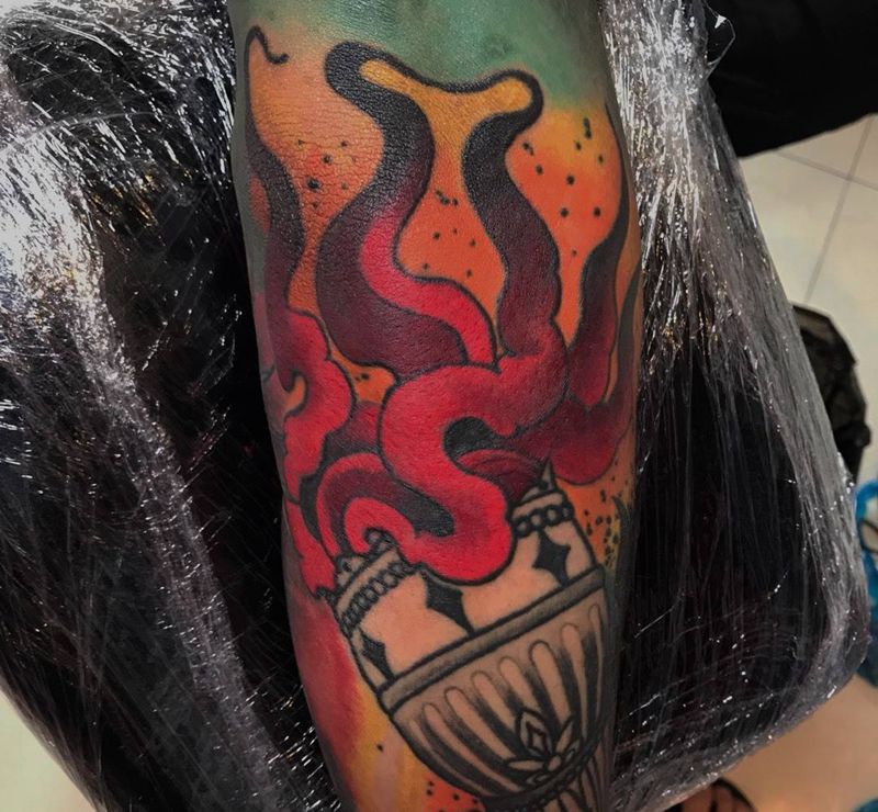 火焰纹身图片