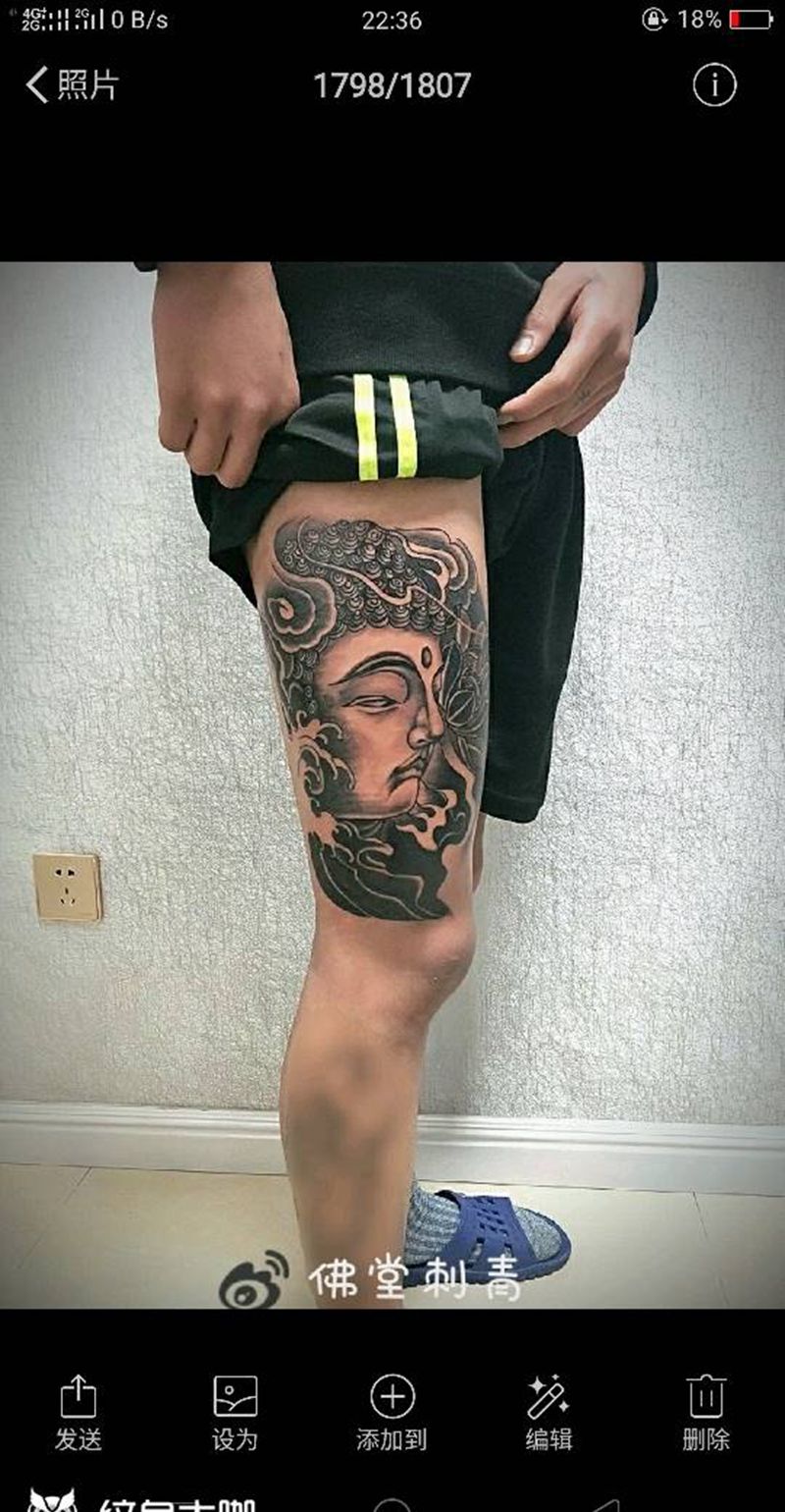 佛纹身图片