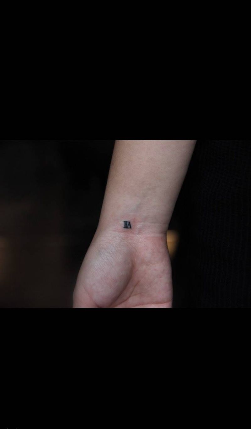 字母纹身图片