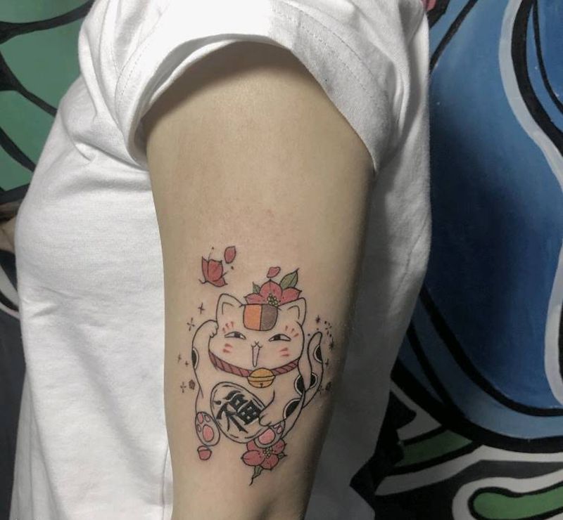 娘口三三纹身图片_手臂纹身图案