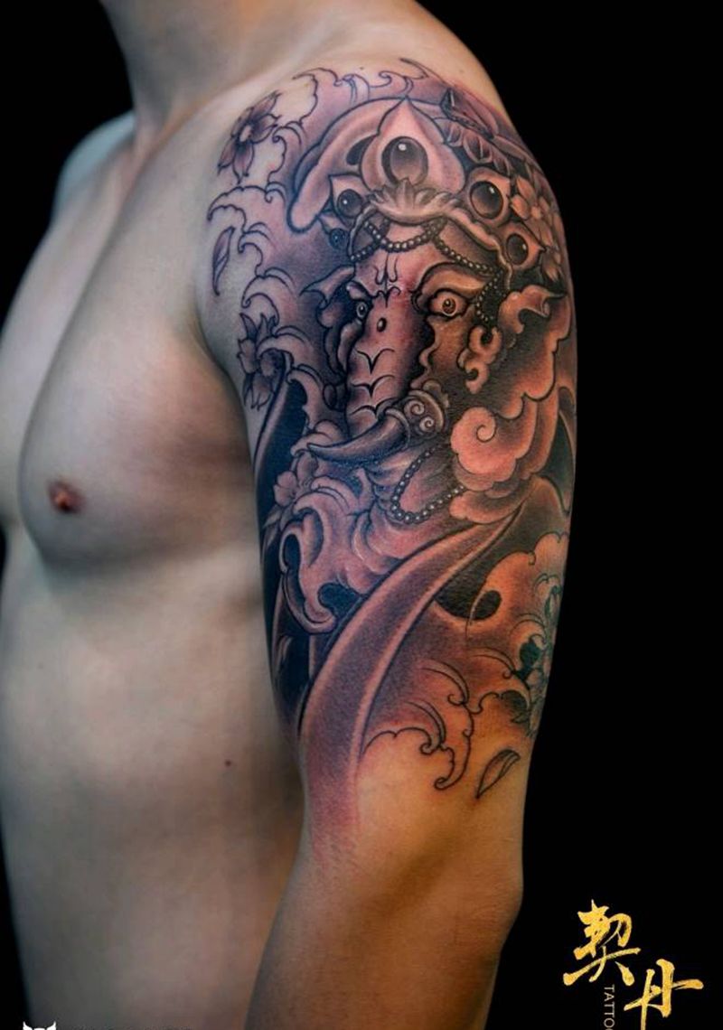 象神纹身图片