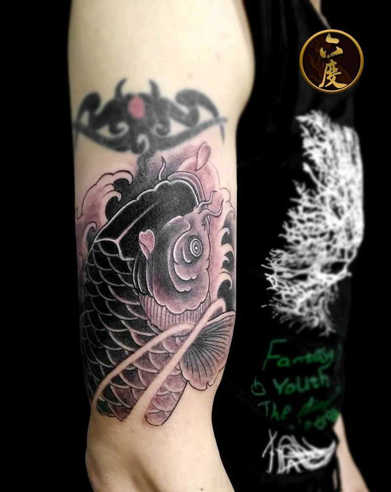 鲤鱼纹身图片