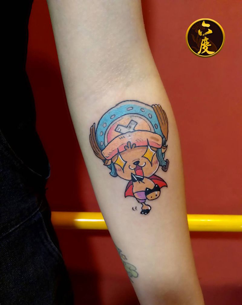 乔巴纹身图片_手臂New School纹身图案