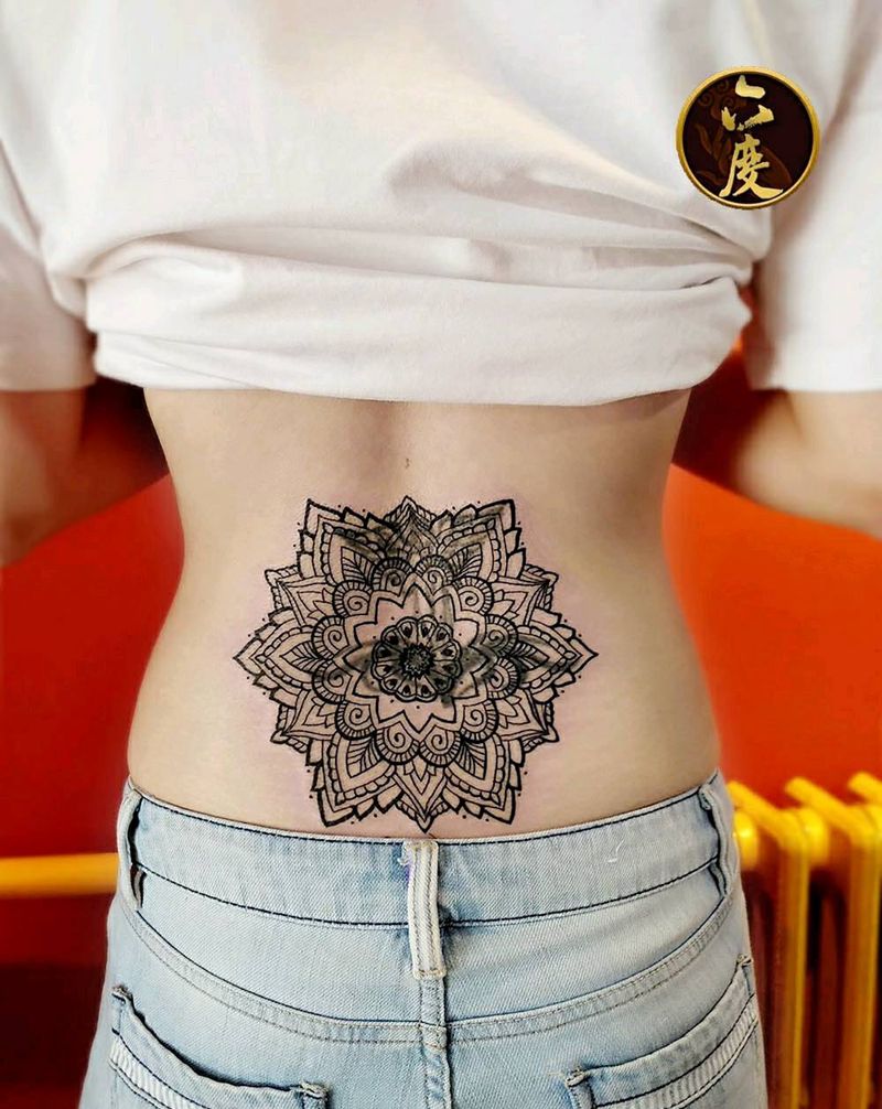 繁花遮盖旧纹身纹身图片