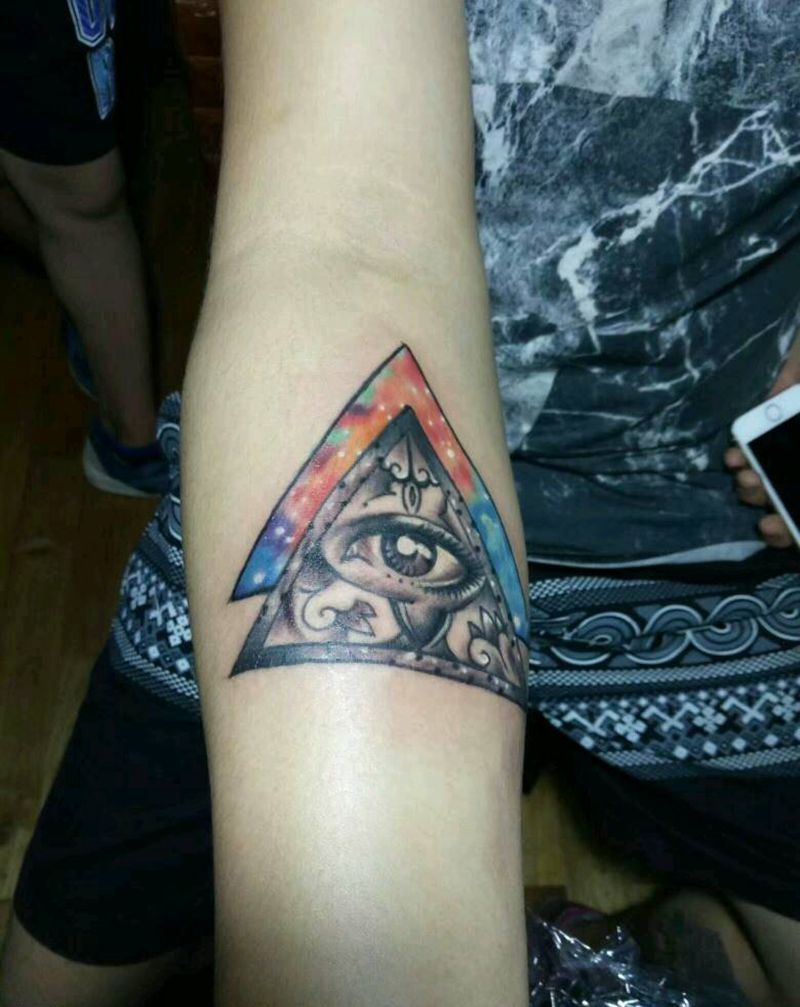 天眼纹身图片