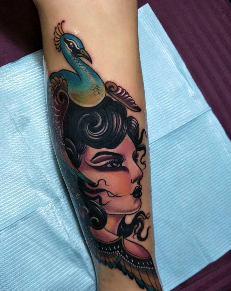 失败纹身遮盖纹身图片