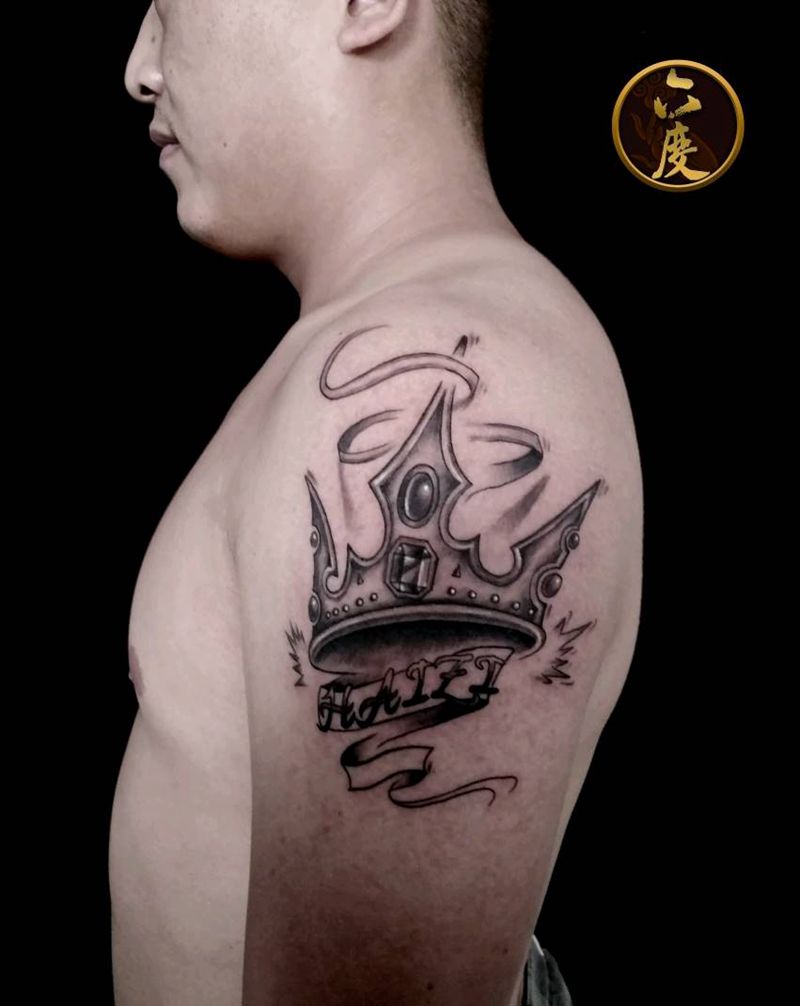 皇冠纹身图片