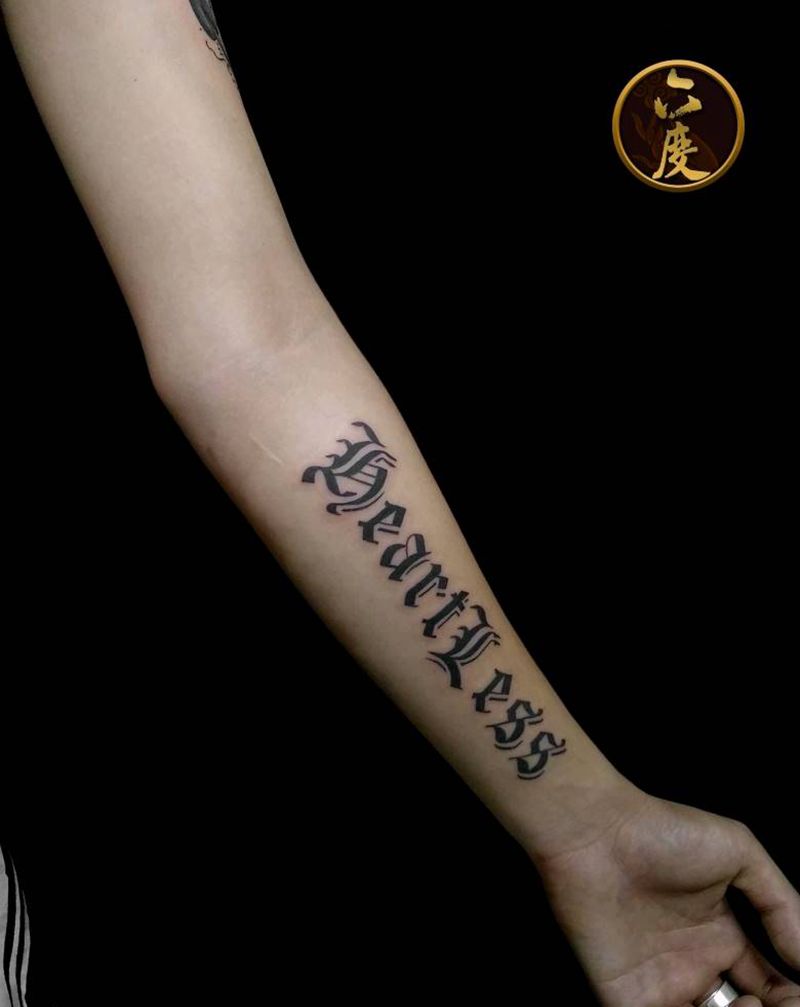 heartless纹身图片