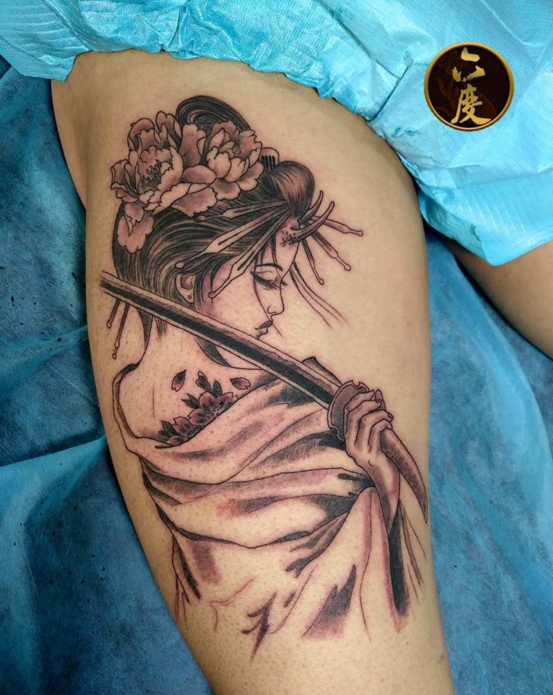 刀姬纹身图片