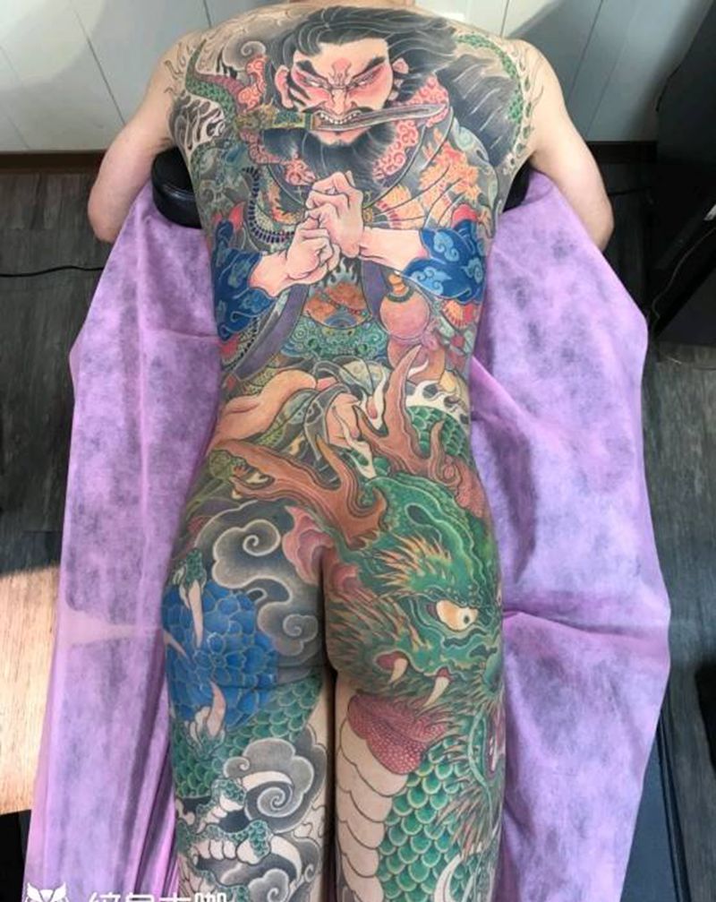 公孫勝纹身图片