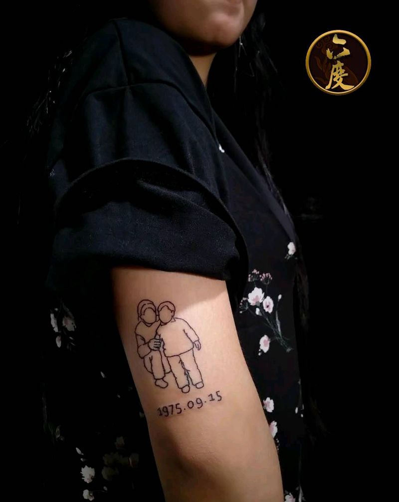 家人纹身图片