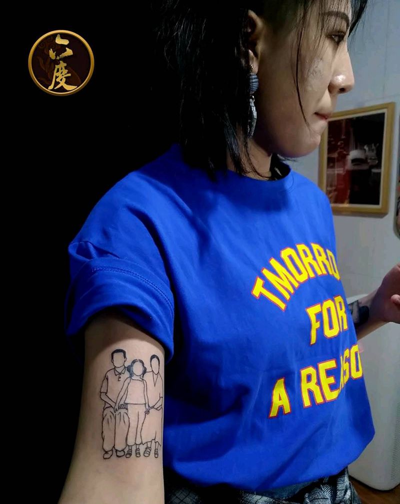 全家福纹身图片