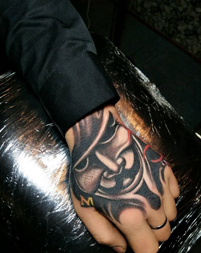 V字仇杀，失败纹身遮盖纹身图片