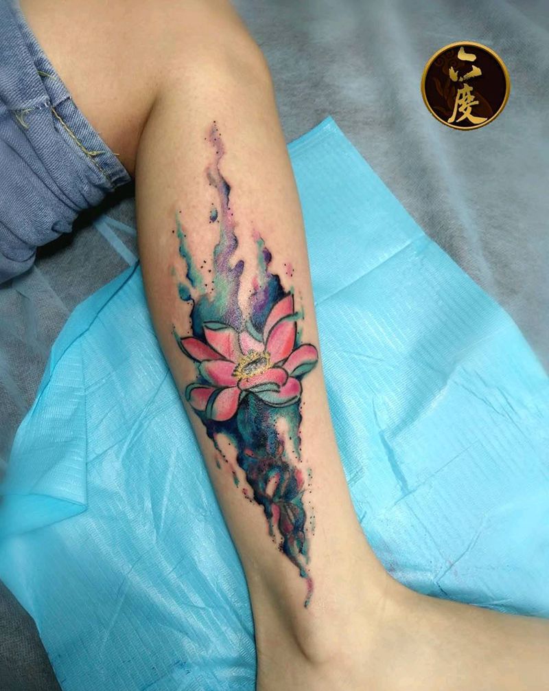 修改遮盖 水彩纹身图片