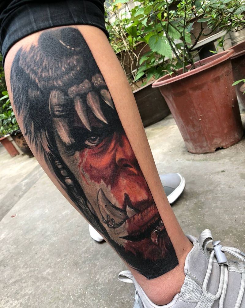 为部落而战纹身图片