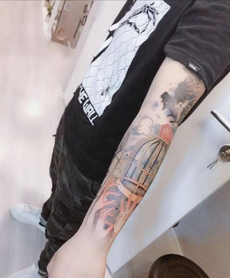 New纹身图片_手臂纹身图案