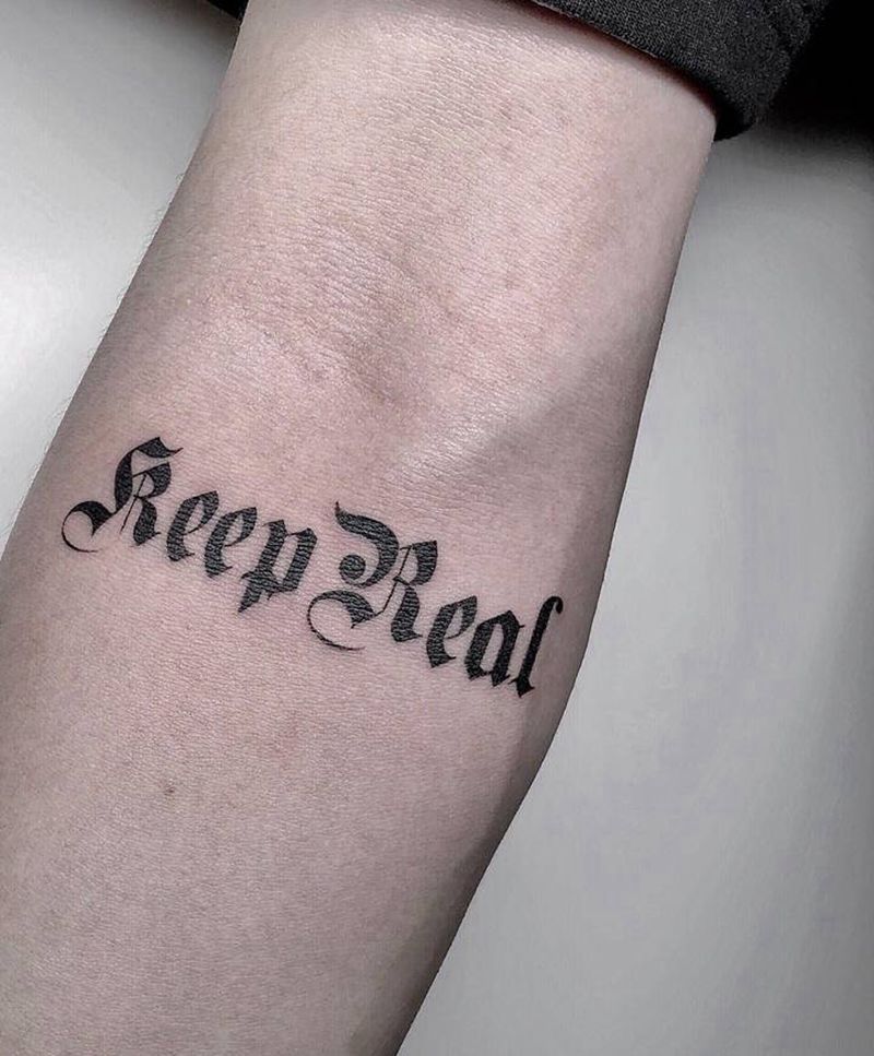 无标题纹身图片_手臂字母纹身图案