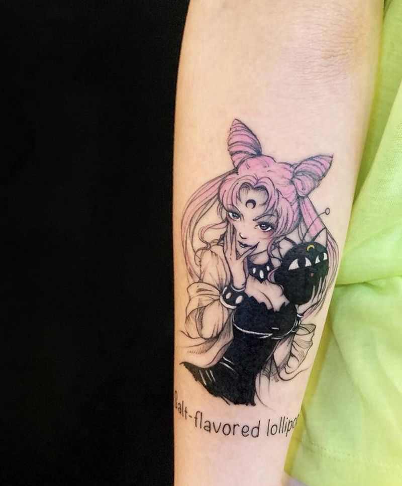 无标题纹身图片_手臂水彩纹身图案