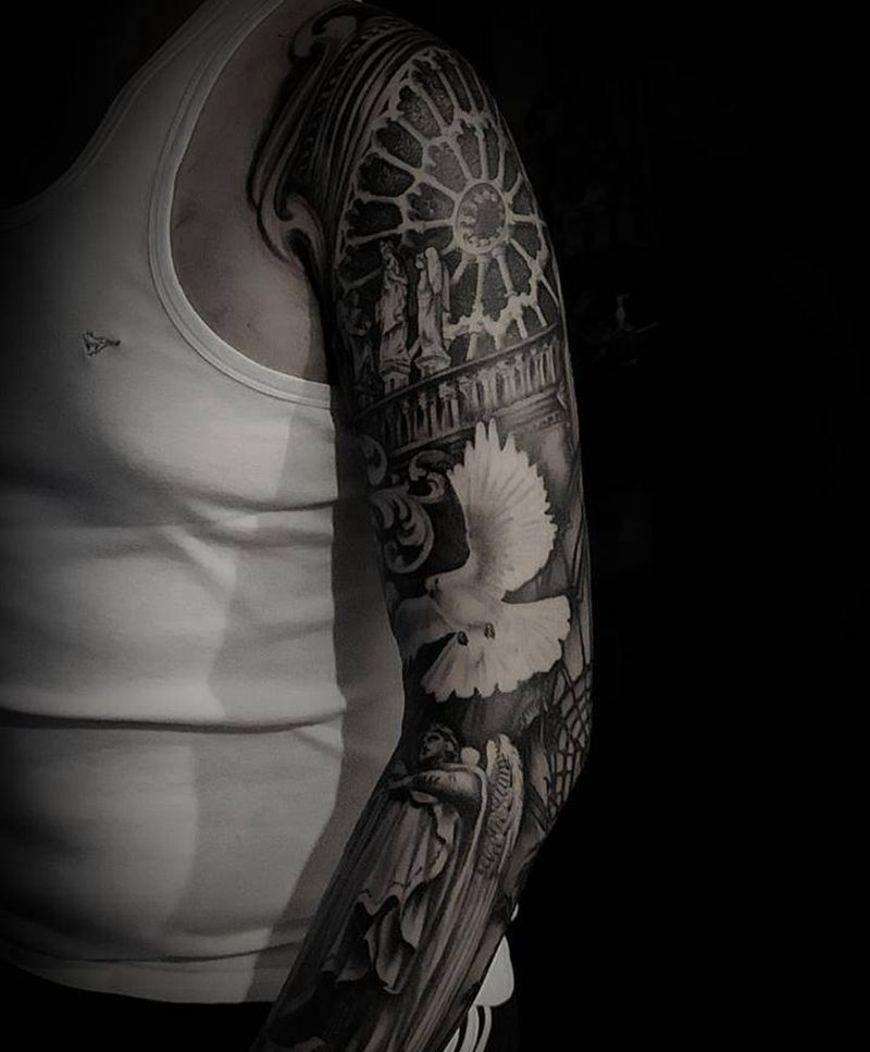 欧美纹身图片_手臂纹身图案