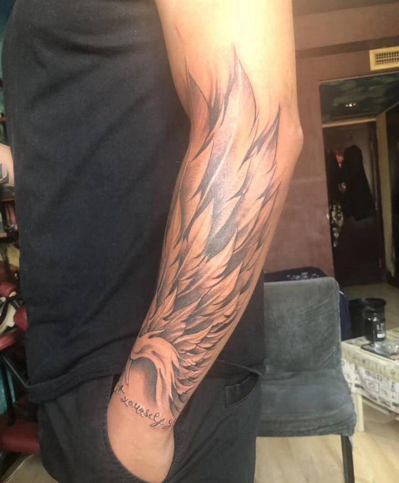 1纹身图片_手臂欧美写实纹身图案