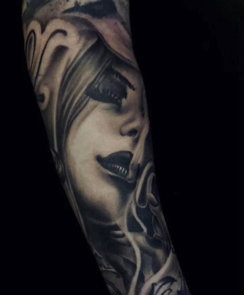 小臂纹身图片_手臂纹身图案