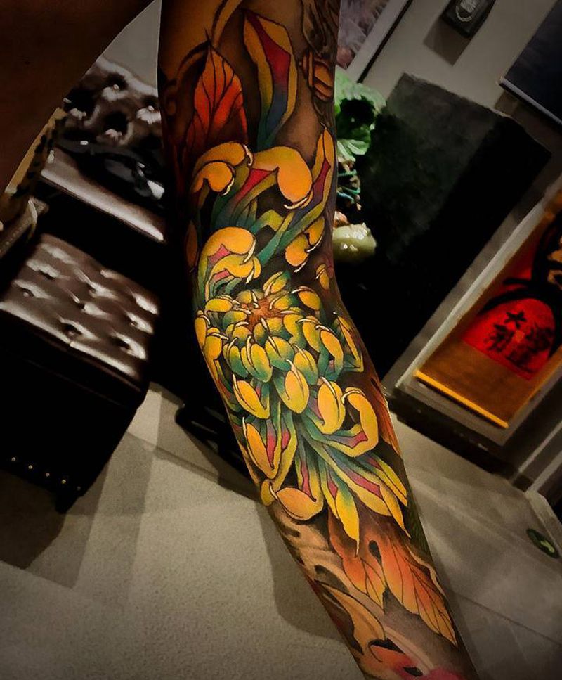 花臂纹身图片_手臂纹身图案