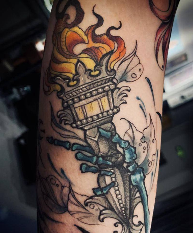 大禹师傅纹身图片_手臂纹身图案