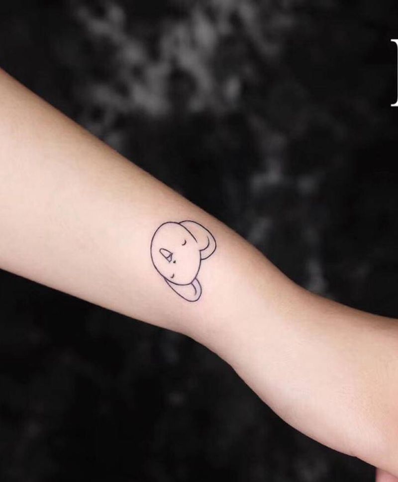 小可纹身图片_手臂New School动漫纹身图案