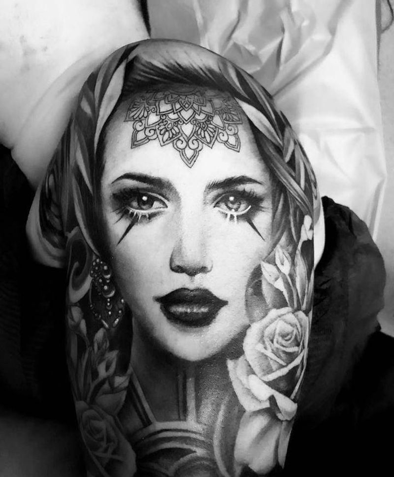 欧美纹身图片_手臂纹身图案