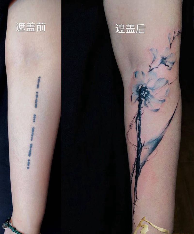 遮盖纹身图片_手臂纹身图案