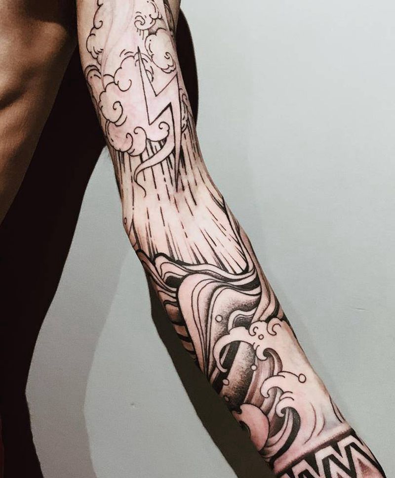 未完待续纹身图片_手臂纹身图案