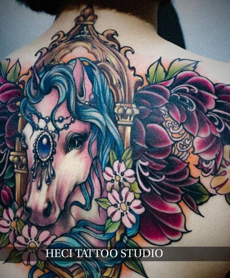 遮盖旧图纹身图片_背部纹身图案