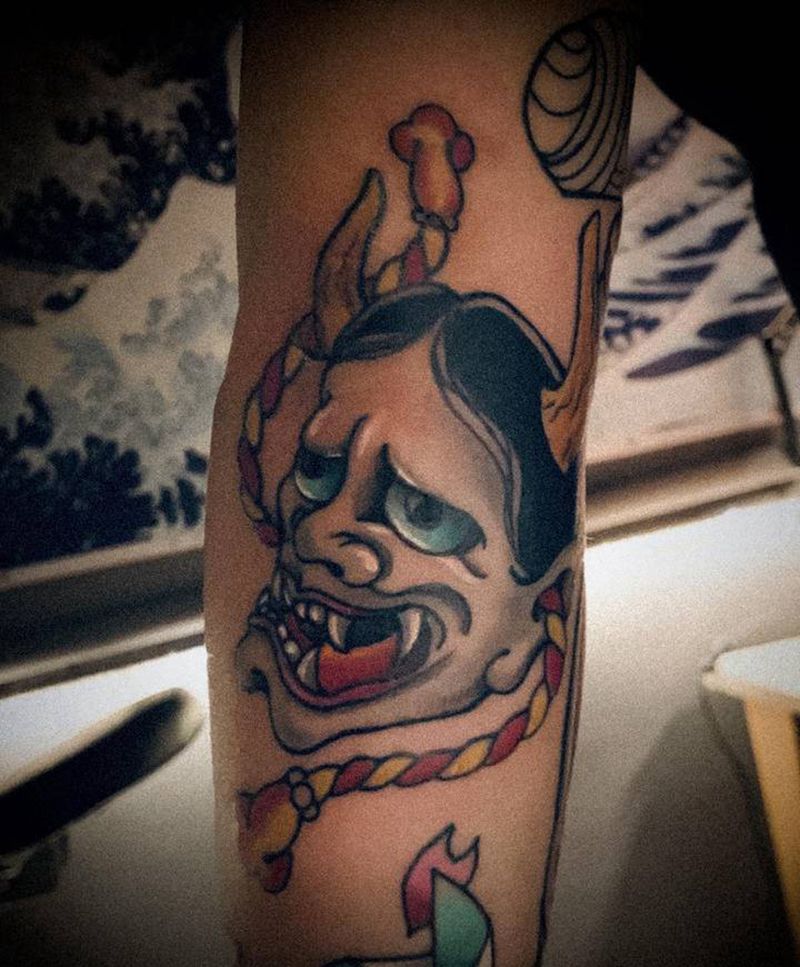 小般若纹身图片_手臂纹身图案