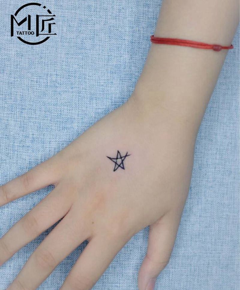 ⭐纹身图片_手部纹身图案