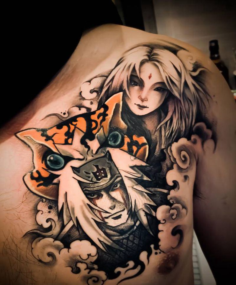 遮盖旧纹身纹身图片_胸部纹身图案