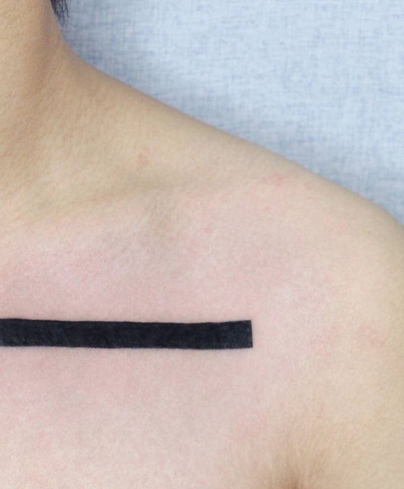 暴力遮盖纹身图片_胸部纹身图案