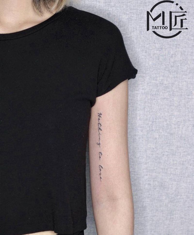 英文字母纹身纹身图片_手臂纹身图案
