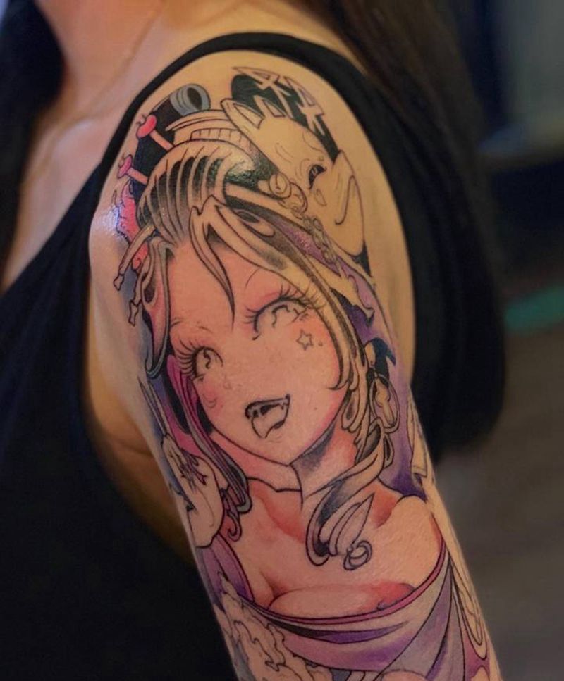 未完成纹身图片_新传统纹身图案