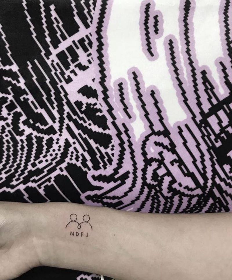 小清新纹身图片_手臂纹身图案