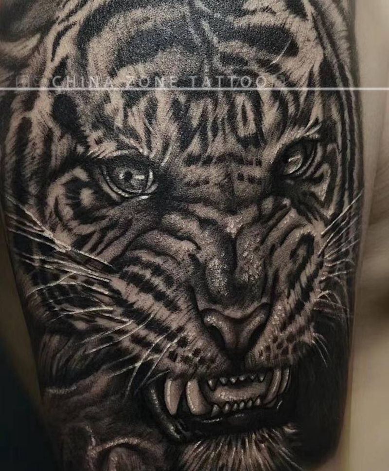 Jay作品纹身图片_手臂欧美写实纹身图案