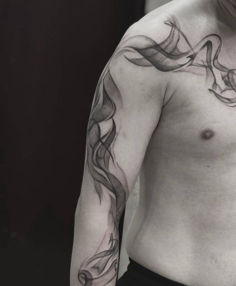 一刺-闰土纹身图片_手臂纹身图案