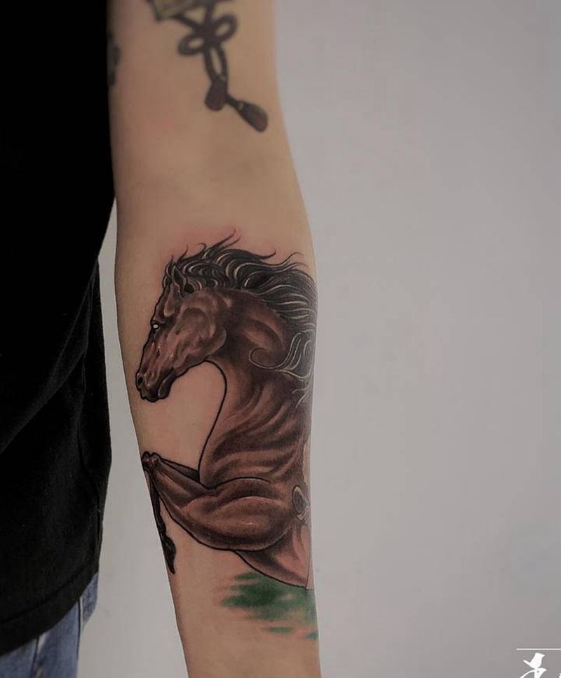 老照片纹身图片_手臂纹身图案