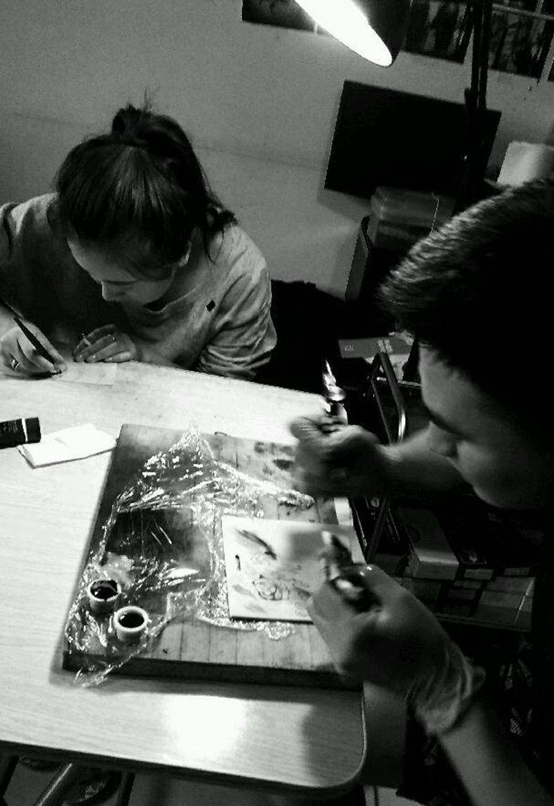 学员练习纹身图片_