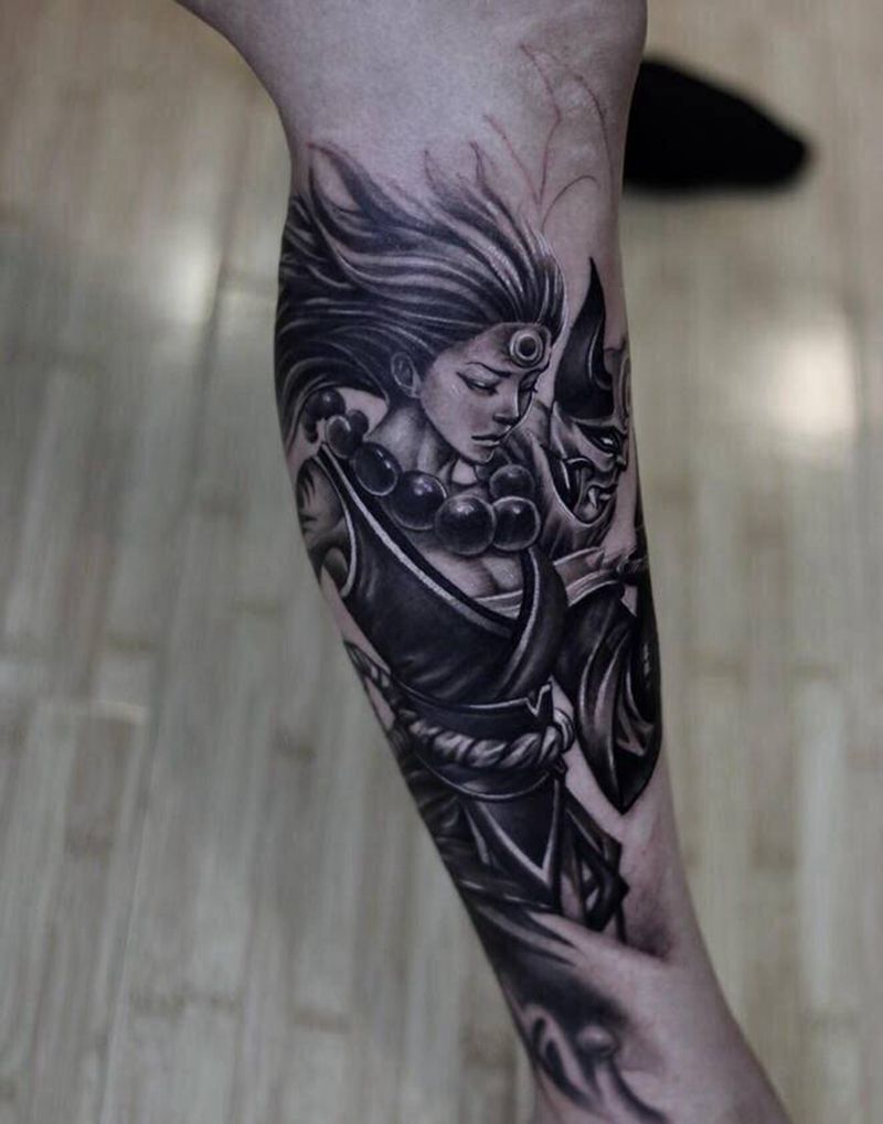 英雄联盟纹身图片_欧美写实纹身图案